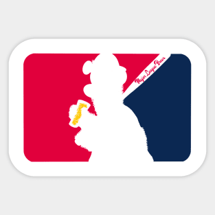 Blooper Mascot Major League Brews Sticker